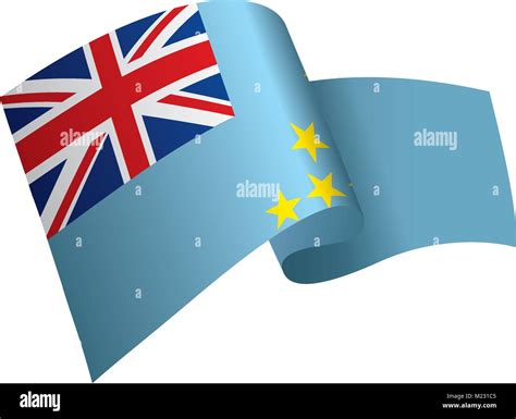 Tuvalu Flag Vector Illustration Stock Vector Image Art Alamy