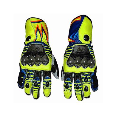 Valentino Rossi Motorbike Racing Leather Gloves CRW Moto