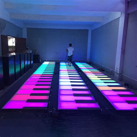 DMX512 Professional Stage Piano LED Dance Floor Tiles Light - China ...