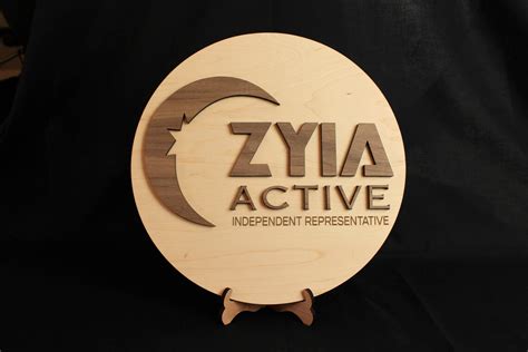 Personalized Zyia Active Round Sign Logo For Independent Etsy