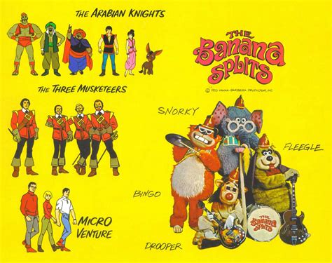 The Banana Splits Characters