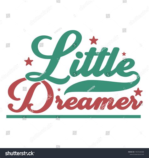 Little Dreamer Shower Invitation Dreamer Quotes Stock Vector Royalty Free 1967646088