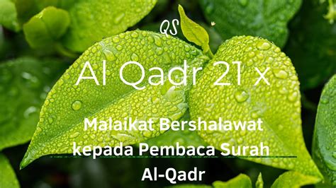 Surah Al Qadr Merdu Untuk Hapalan Ust Hanan Attaki YouTube