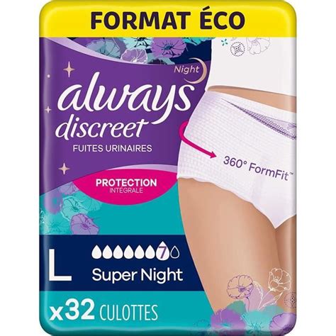 Always Discreet 32 Culottes Incontinence Pour Femme Taille L 7