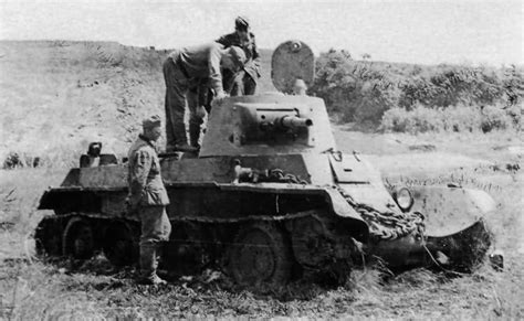 light tank BT-7 abandoned by the Red Army in the summer of 1941 | World ...