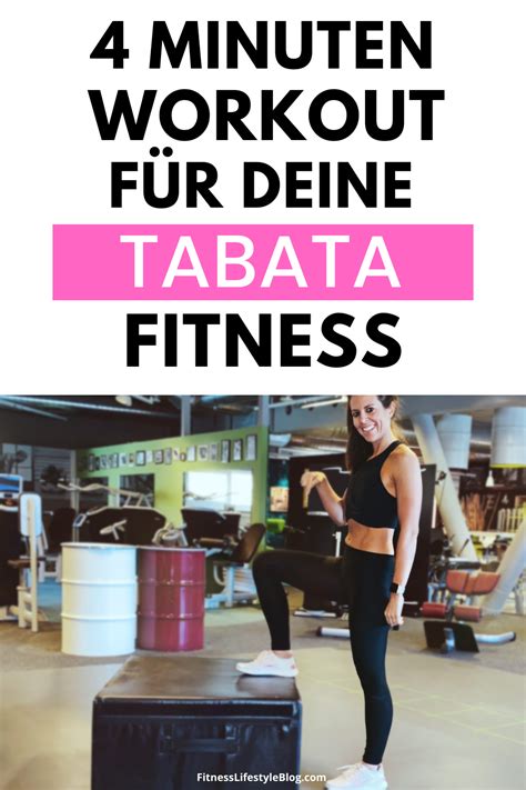 Hol Dir Den Link Für Dein Tabata Zum Mitmachen 4 Minuten Workout Für