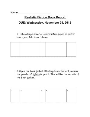 Fillable Online Alcott Colonial Realistic Fiction Book Report Due