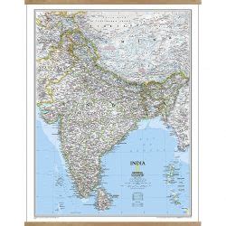 India Classic Wall Map Geographica