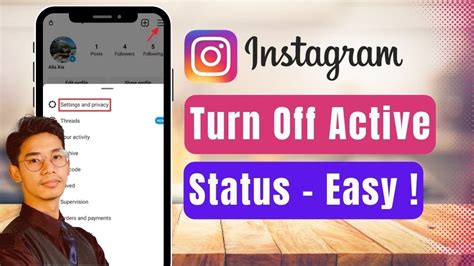 How To Turn Off Active Status On Instagram Youtube