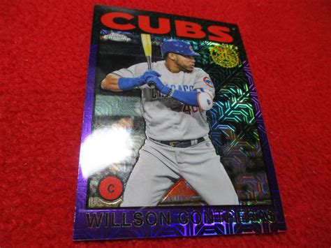 Topps Silver Pack Series Topps Chrome Baseball Purple