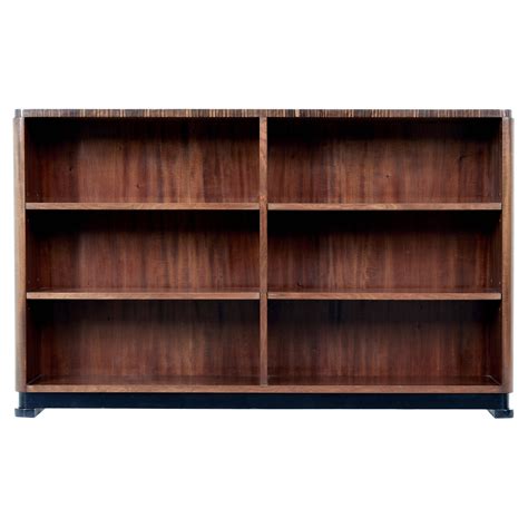 Art Deco Bookcase or Display Cabinet in Mahogany For Sale at 1stDibs