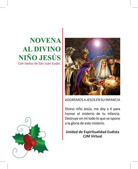 Novena al Divino Niño Jesús PDF Descarga Gratuita