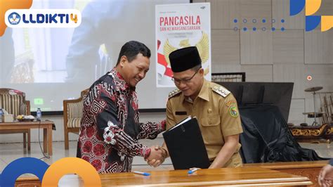 Penandatanganan Mou Kerja Sama Antara Lldikti Wilayah Iv Dengan