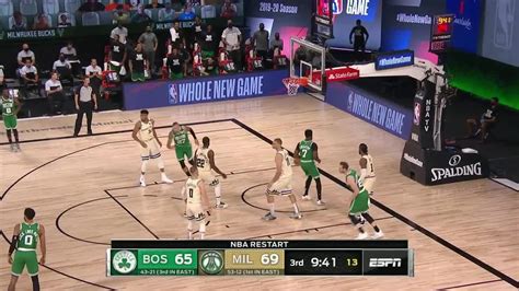 3rd Quarter One Box Video Milwaukee Bucks Vs Boston Celtics YouTube