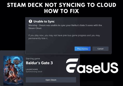 Steam Deck Not Syncing To Cloud Solved