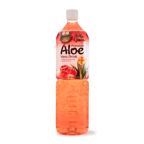 Aloe Garden Aloe Vera Strawberry Drink L Weee