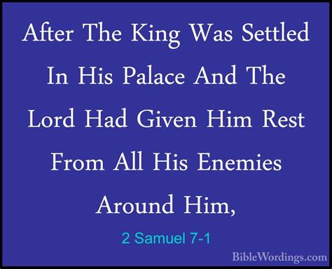 2 Samuel 7 Holy Bible English BibleWordings