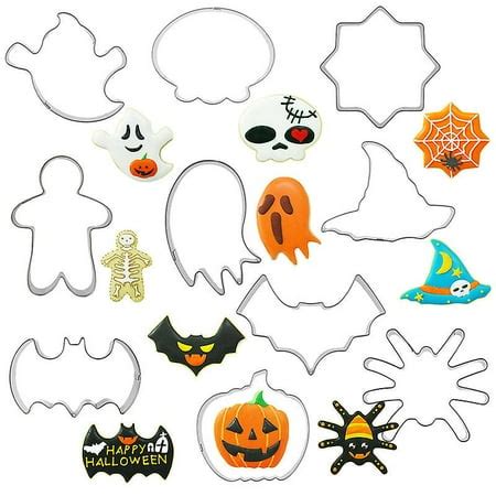 Halloween Cookie Cutters Shapes, No-repeat Halloween Cookie Cutter ...