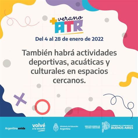 Comenzó Hoy En Todo El Distrito El Programa De Verano Atr De La Dirección De Cultura Y