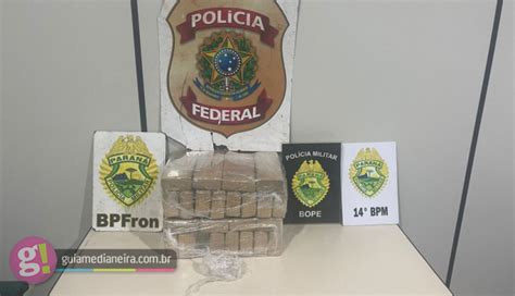 Bpfron 14 Bpm Bope E Pf Apreendem Droga Em ônibus Na Cidade De