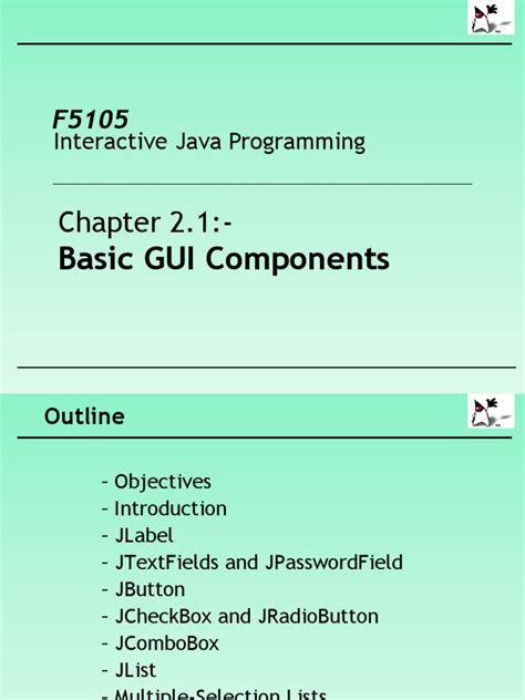 PDF Chapter 2 1 Basic GUI Components DOKUMEN TIPS