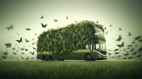 Future Of Sustainable Transportation Ai Generated Stock Illustration