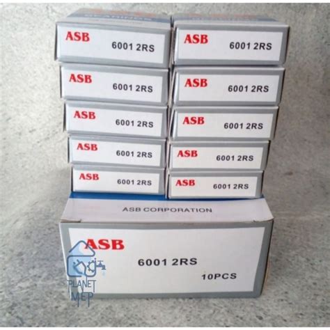 Jual ASB Bearing 6001 2Rs Tutup Karet Shopee Indonesia