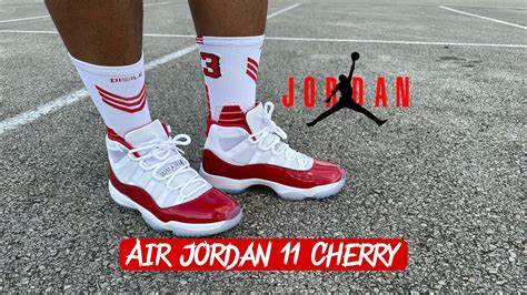 Air Jordan Cherry Review On Feet Youtube