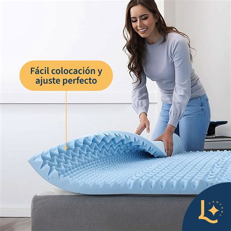 Colchoneta Memory Foam Queen Laila Comfort