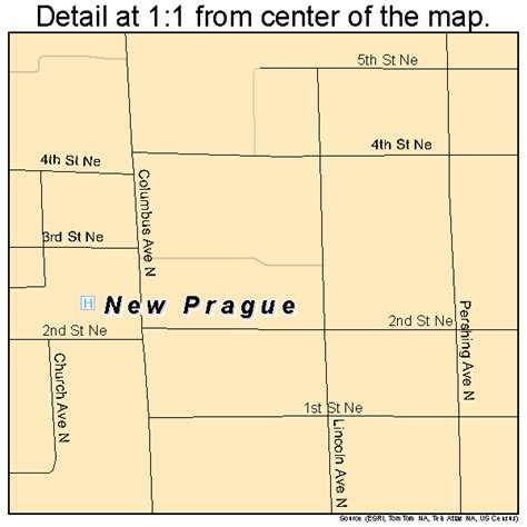 New Prague Minnesota Street Map 2745808