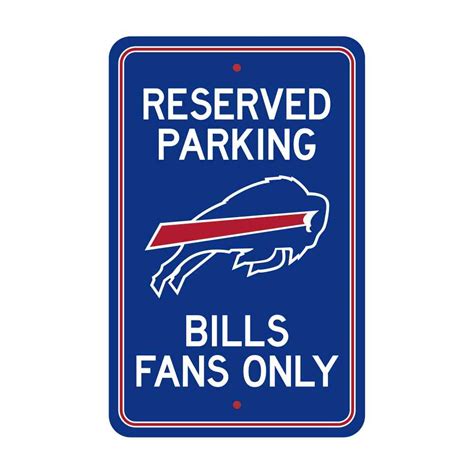 Buffalo Bills Parking Sign - Mymancave Store