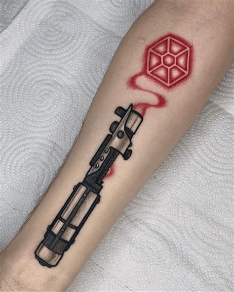 So I Got A Tattoo Of The Starkiller Saber And The Separatist Symbol R