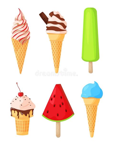 Fije El Color Helado En El Fondo Blanco Ilustraci N Del Vector