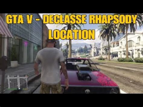 GTA 5 - FREE SECRET RARE CAR LOCATION #1 DECLASSE RHAPSODY - YouTube