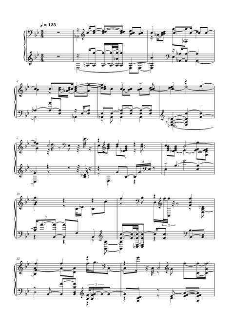 Trước Khi Em Tồn Tại Thắng Piano Sheet Music For Piano Solo