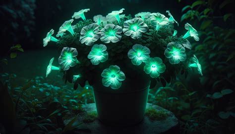 glow   dark petunias  amazing  plant urban gardening ideas