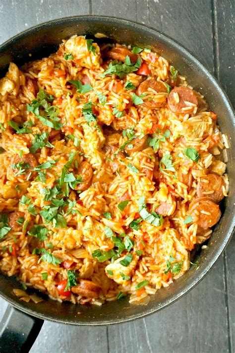 Chicken and Chorizo Jambalaya - My Gorgeous Recipes