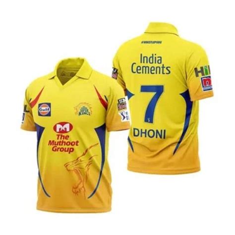 Half Sleeves Cricket Mens Ipl T Shirt Packaging Type Packet At ₹ 350