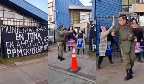 Comuneros Mapuche Se Tomaron Municipio De Ercilla Mujer De A Os