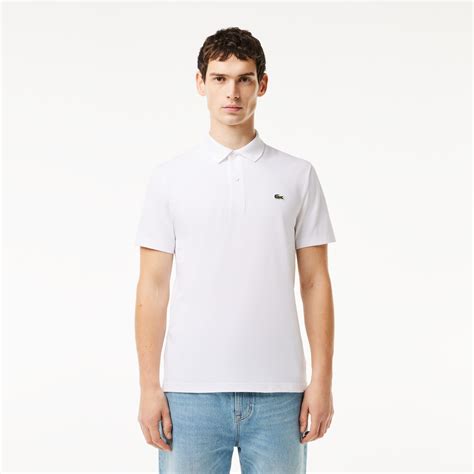 Men S Lacoste Regular Fit Stretch Organic Cotton Polo Men S Short Sleeves Polo Shirts New In