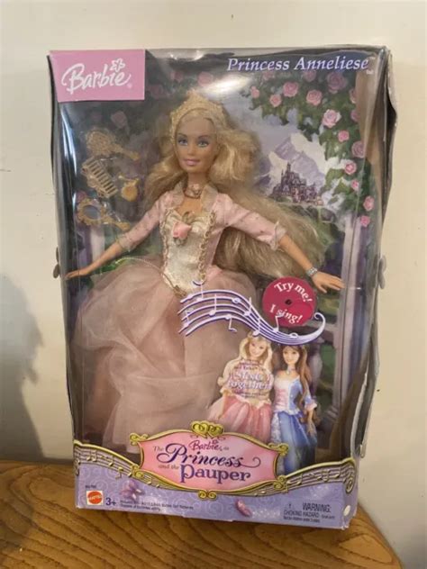 BARBIE PRINCESS AND the pauper anneliese doll - Mattel B5768 Working £ ...