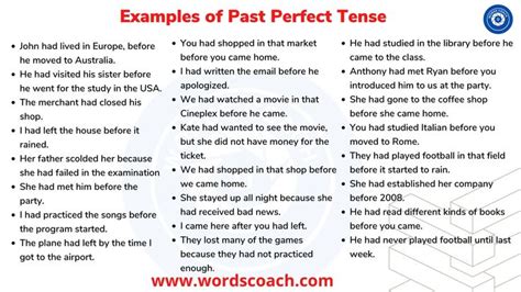 Past Perfect TensePast perfect tense refers to an action that leads up ...