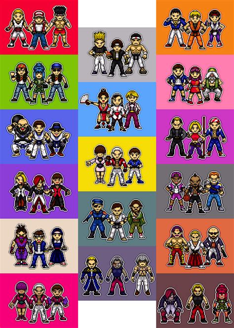 KOF 98 UM All Characters by Bermudez560 on DeviantArt