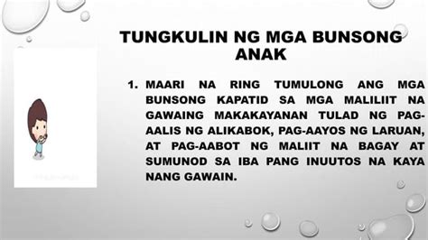 Tungkulin Ng Bawat Miyembro Ng Pamilya Ppt