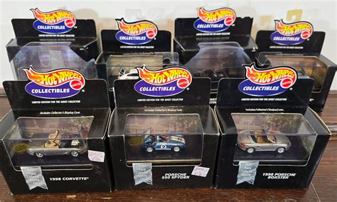 Lot Of 7 Vintage 1998 Hot Wheels Limited Edition Adult Collectible Cars 1 64 Scale 2543