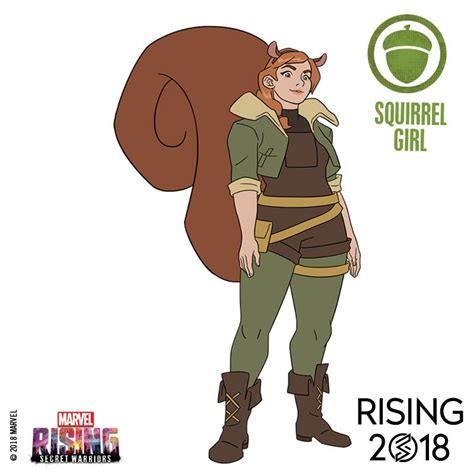 Marvel Rising Secret Warriors Gallery Squirrel Girl Marvel Squirrel