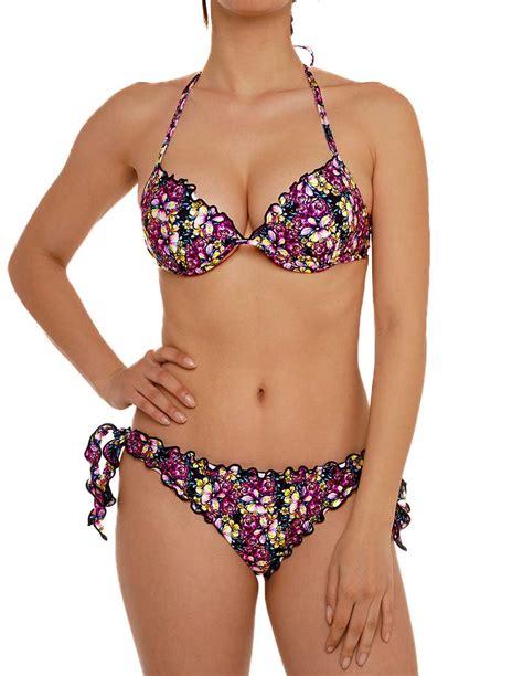 Bikini Super Push Up Frou Frou Con Slip O Brasiliana Mirtos