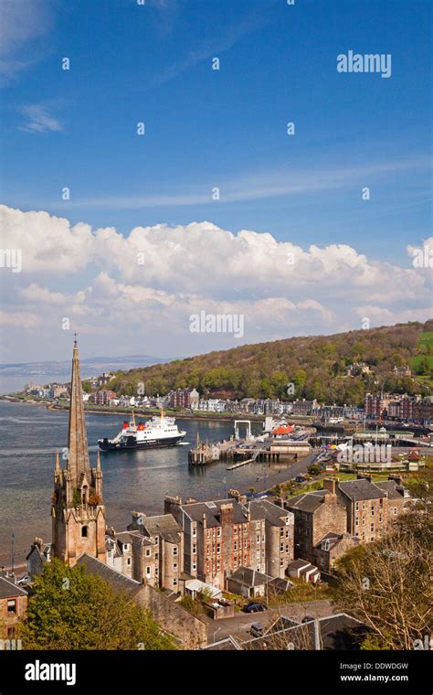 View over Rothesay, Isle of Bute Stock Photo - Alamy