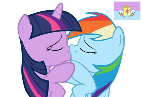 Rainbow Dash I Fluttershy Kiss Clip Art Library