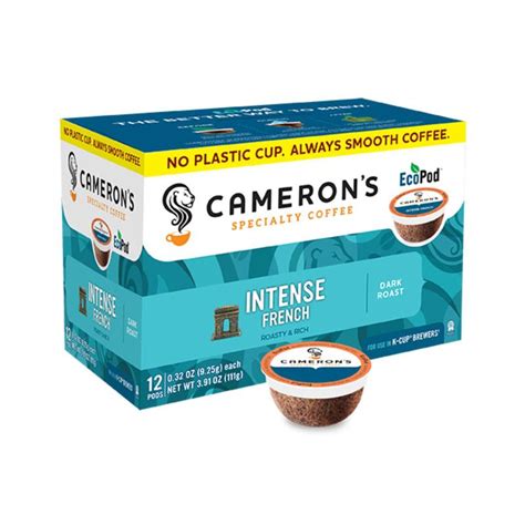 Cameron’s Intense French Single-Serve Eco Coffee Pods (Box of 12) – First Cup Coffee Service Corp.